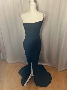 Nookie Black One Shoulder Mermaid Gown - SIZE L